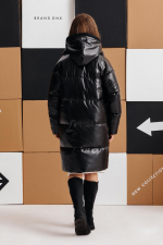 Пальто для девочки GnK С-790 превью фото